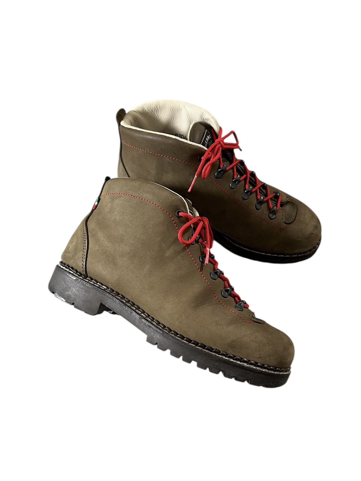 Diemme Vintage Diemme Olive Hand Made Mountain Boots Size US 10 / EU 43 - 2 Thumbnail