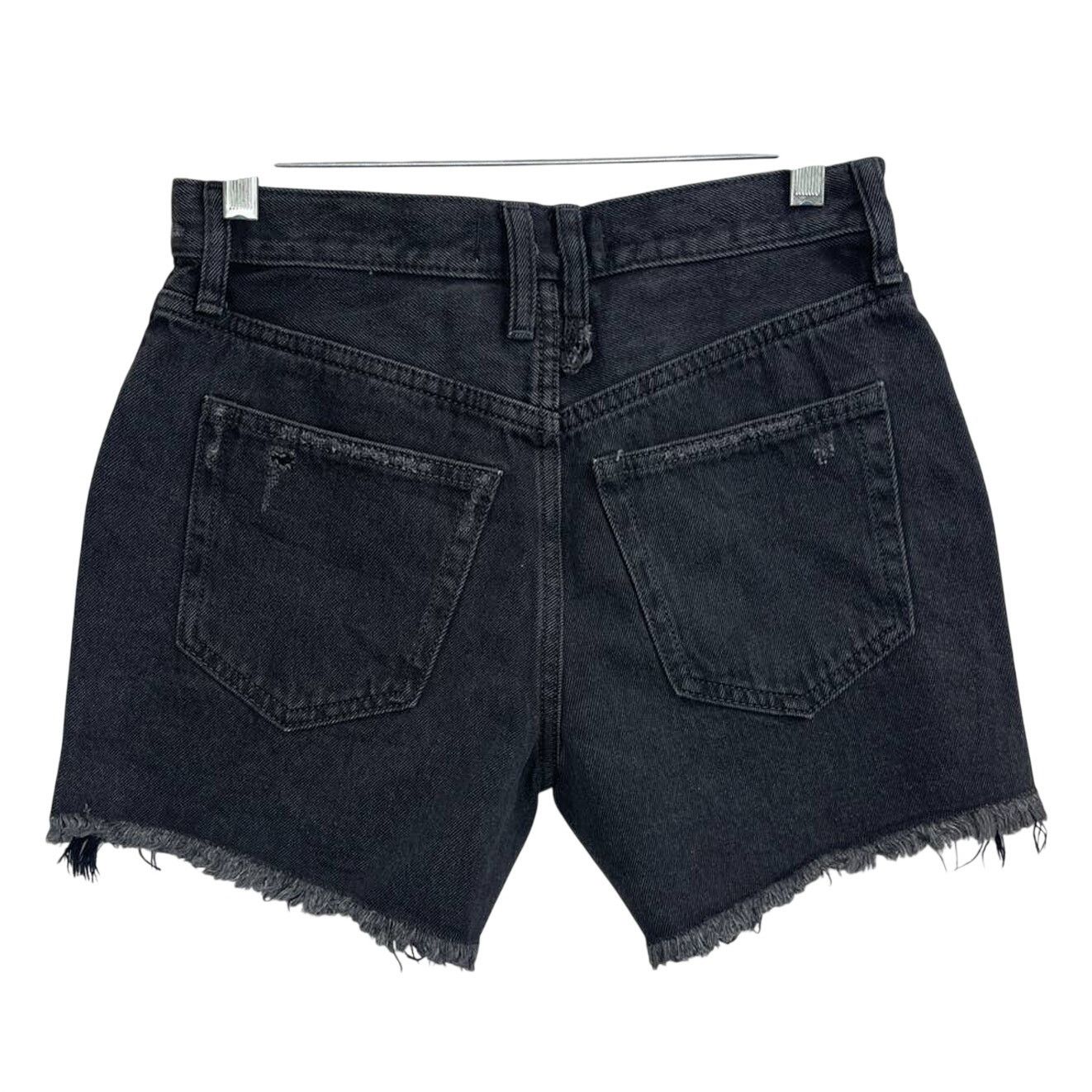Free People Free People Makai Washed Black Cut Off Shorts Women's Sz 24 Size 24" / US 00 / IT 34 - 7 Thumbnail
