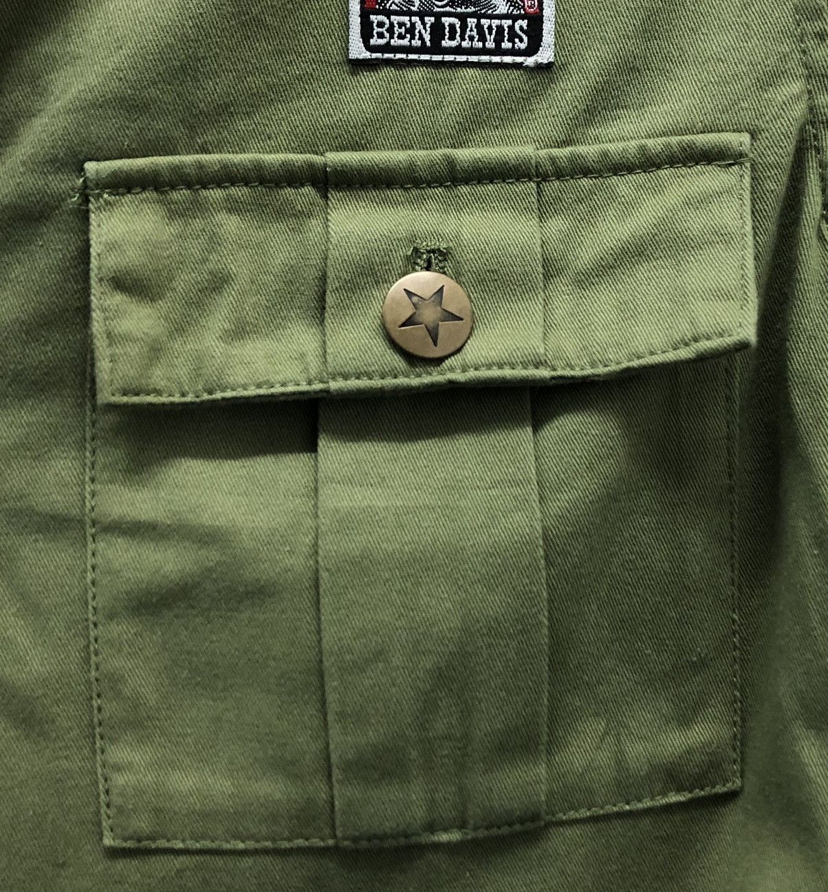 Ben Davis Ben Davis Olive Green Chore Coat Workwear Jacket (F Size) Size US M / EU 48-50 / 2 - 6 Thumbnail