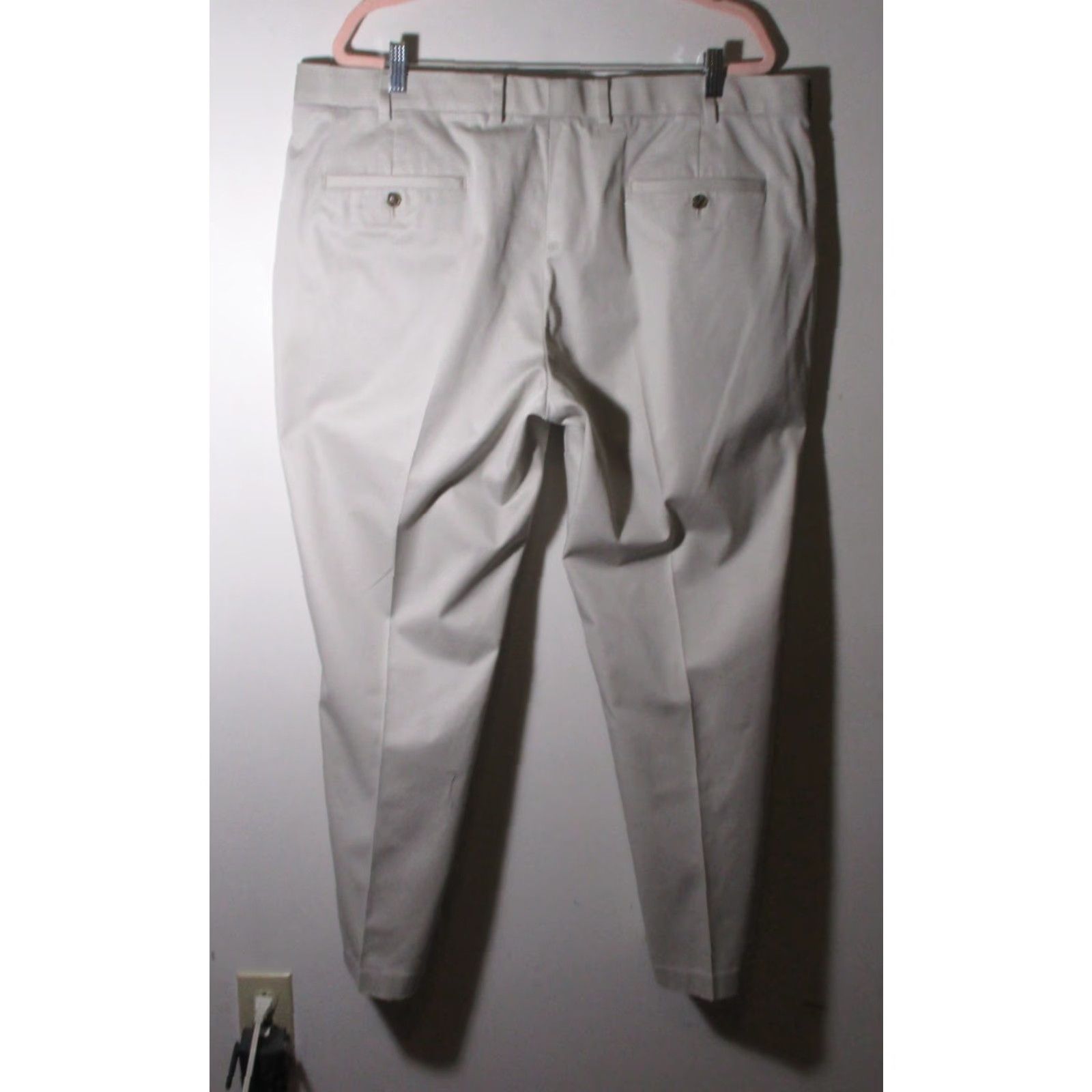 Brooks Brothers BROOKS BROTHERS Beige "Advantage Clark" Chino Pants Men's 42W 30L Regular Straight Flat Front 5-Pocket Belt Loops Brown Beige Size US 42 / EU 58 - 3 Thumbnail