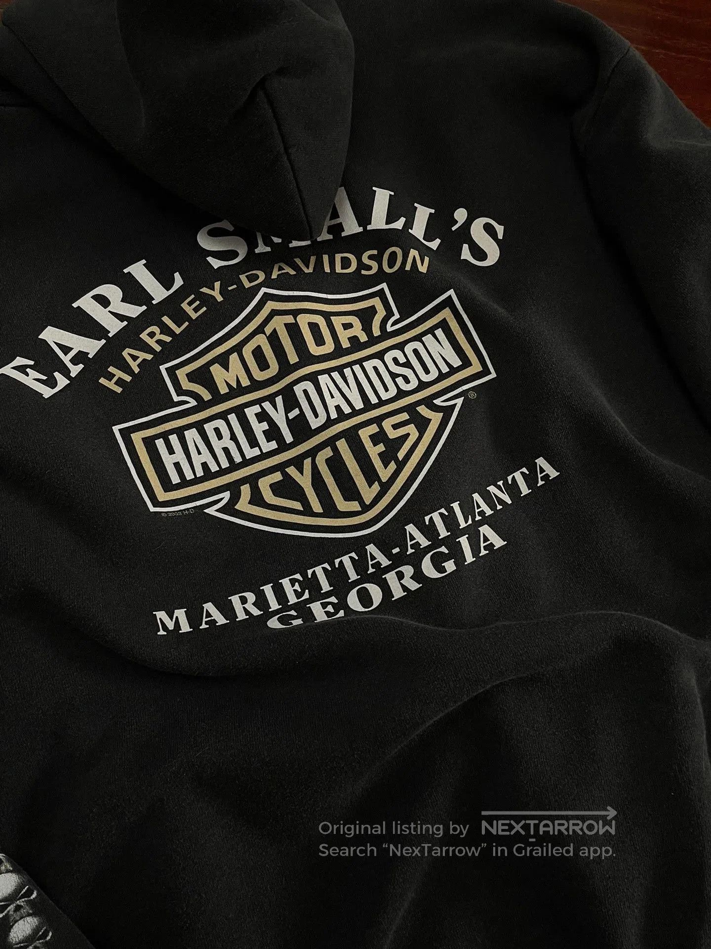 Vintage vintage Harley Davidson zip hoodie. Size US M / EU 48-50 / 2 - 5 Thumbnail