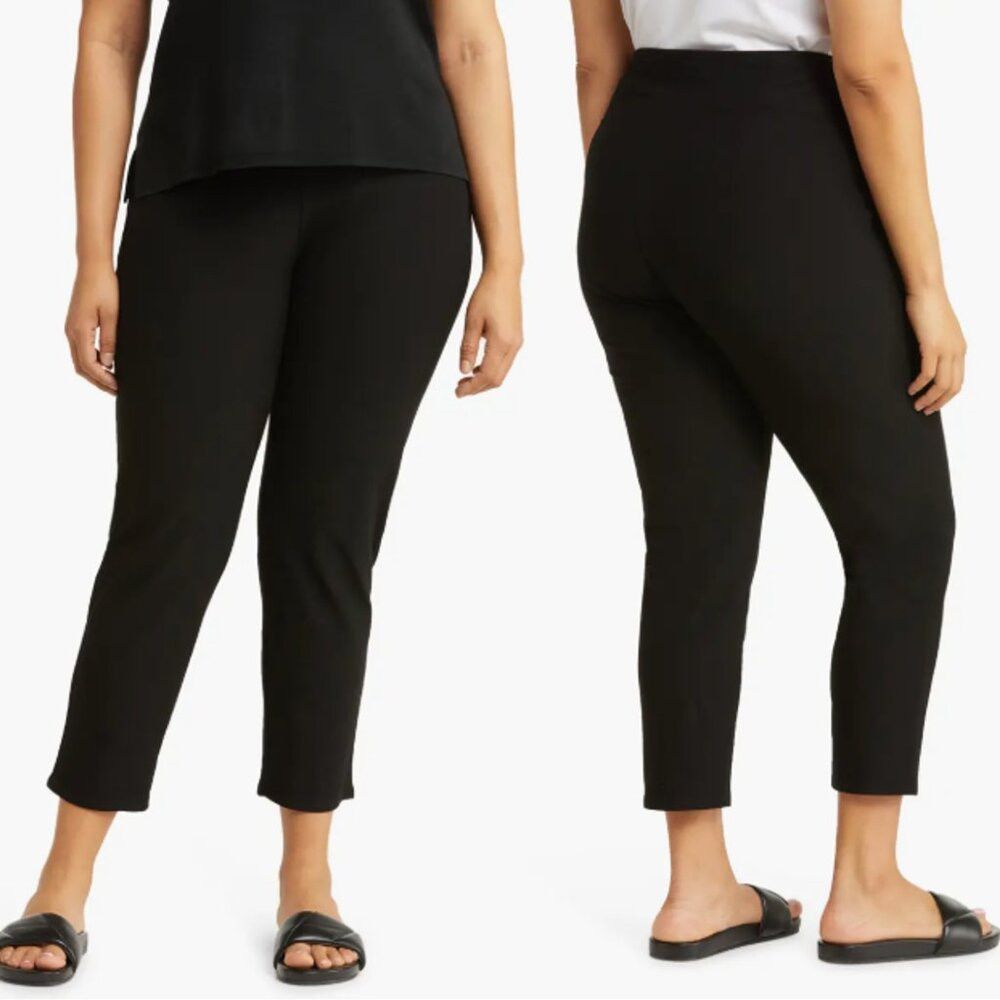 Eileen Fisher NWT New $168 Eileen Fisher High Waist Slim Ankle Pants Size Size 42" / US 20 - 1 Thumbnail