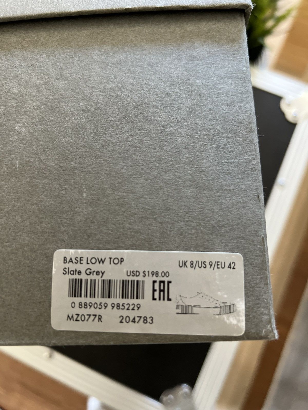 Allsaints Allsaints - Base Top Low - Slate gray Size US 9.5 / EU 42-43 - 4 Thumbnail