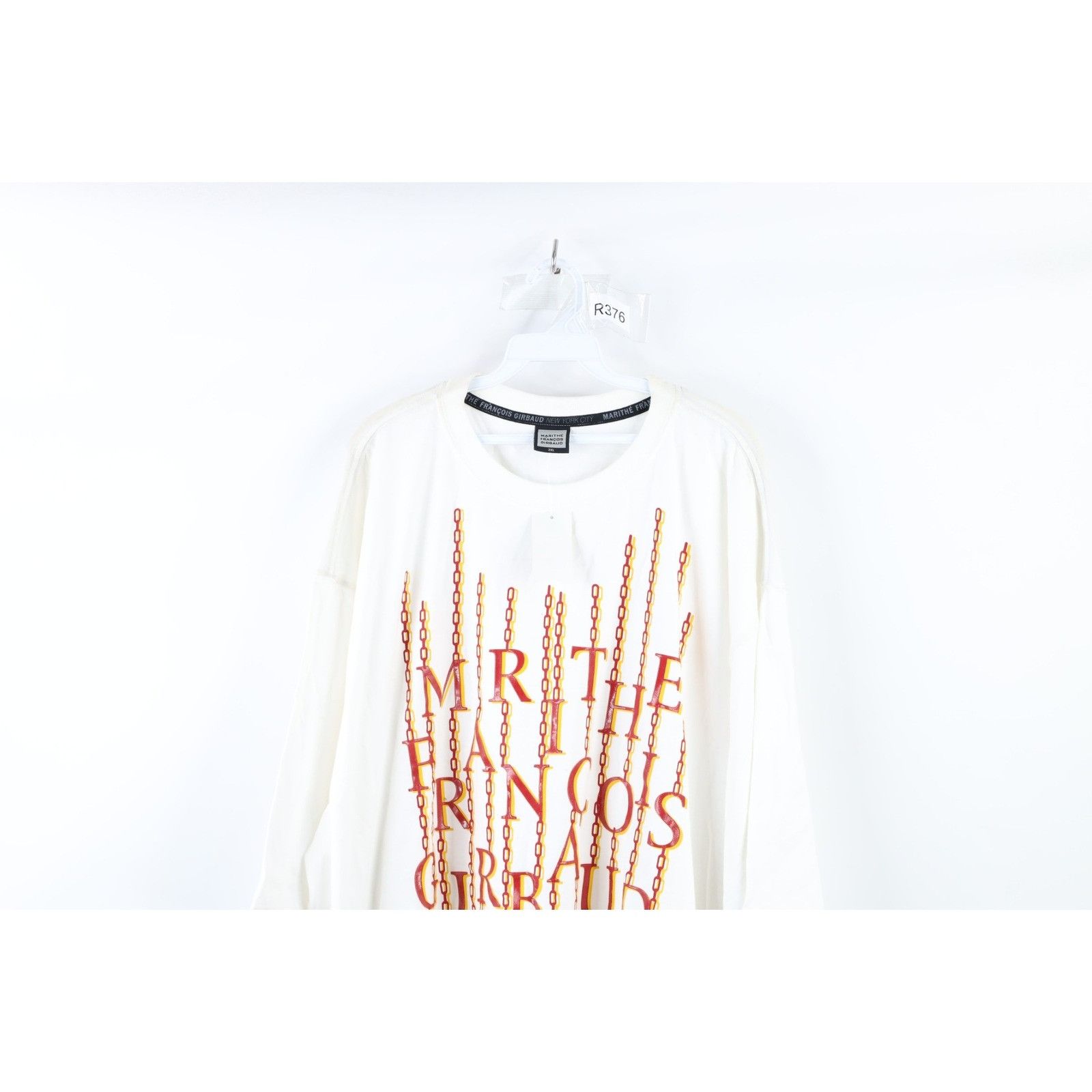 Marithe + Francois Girbaud × Vintage NOS Vtg 90s Marithe Francois Girbaud Chainlink T-Shirt 3XL Size US XXL / EU 58 / 5 - 2 Thumbnail