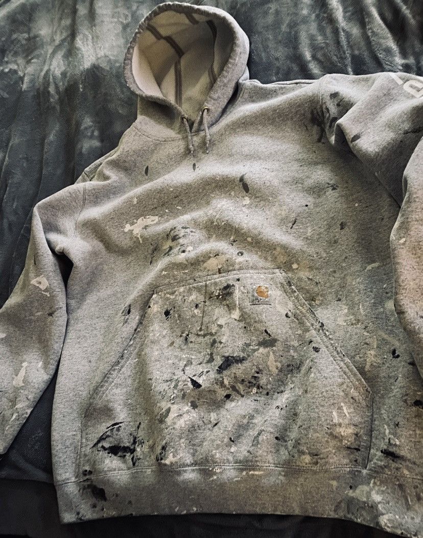 Carhartt Carhartt paint splatter hoodie Size US L / EU 52-54 / 3 - 1 Thumbnail