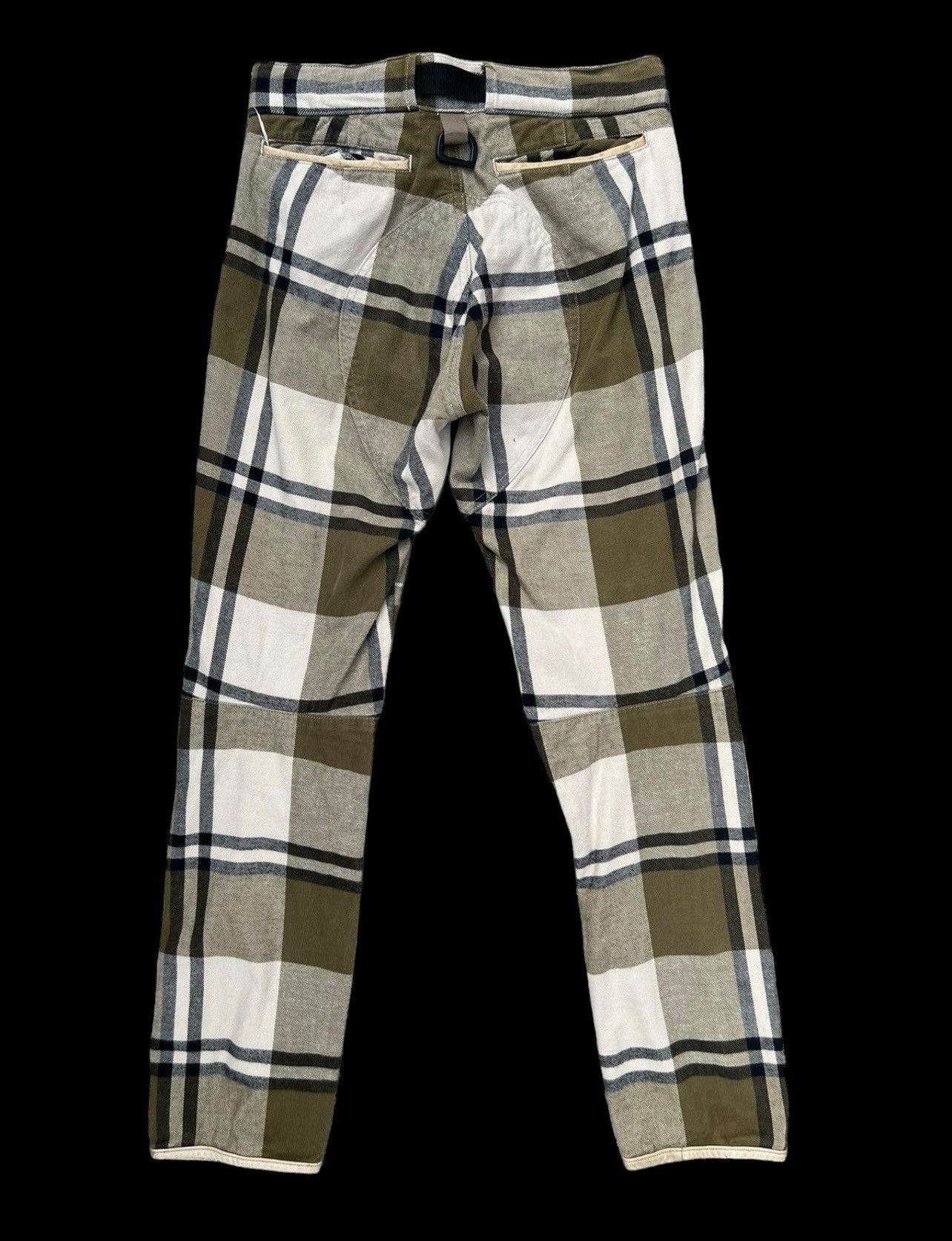 General Research Vintage 1997 General Research Japan Checks Moto Trouser Pant Size US 29 - 2 Thumbnail