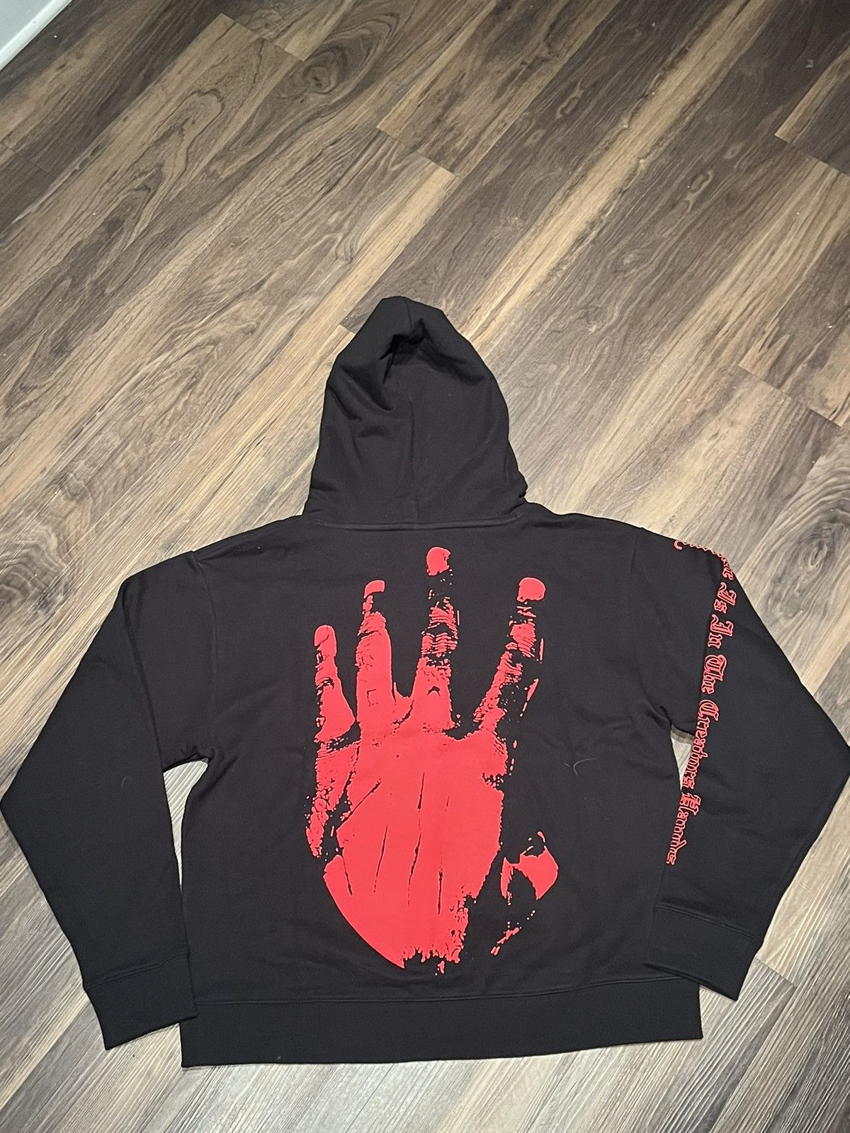 image of Revenge X Xxxtentacion “Kill” Hoodie Red/black, Men's (Size Small)