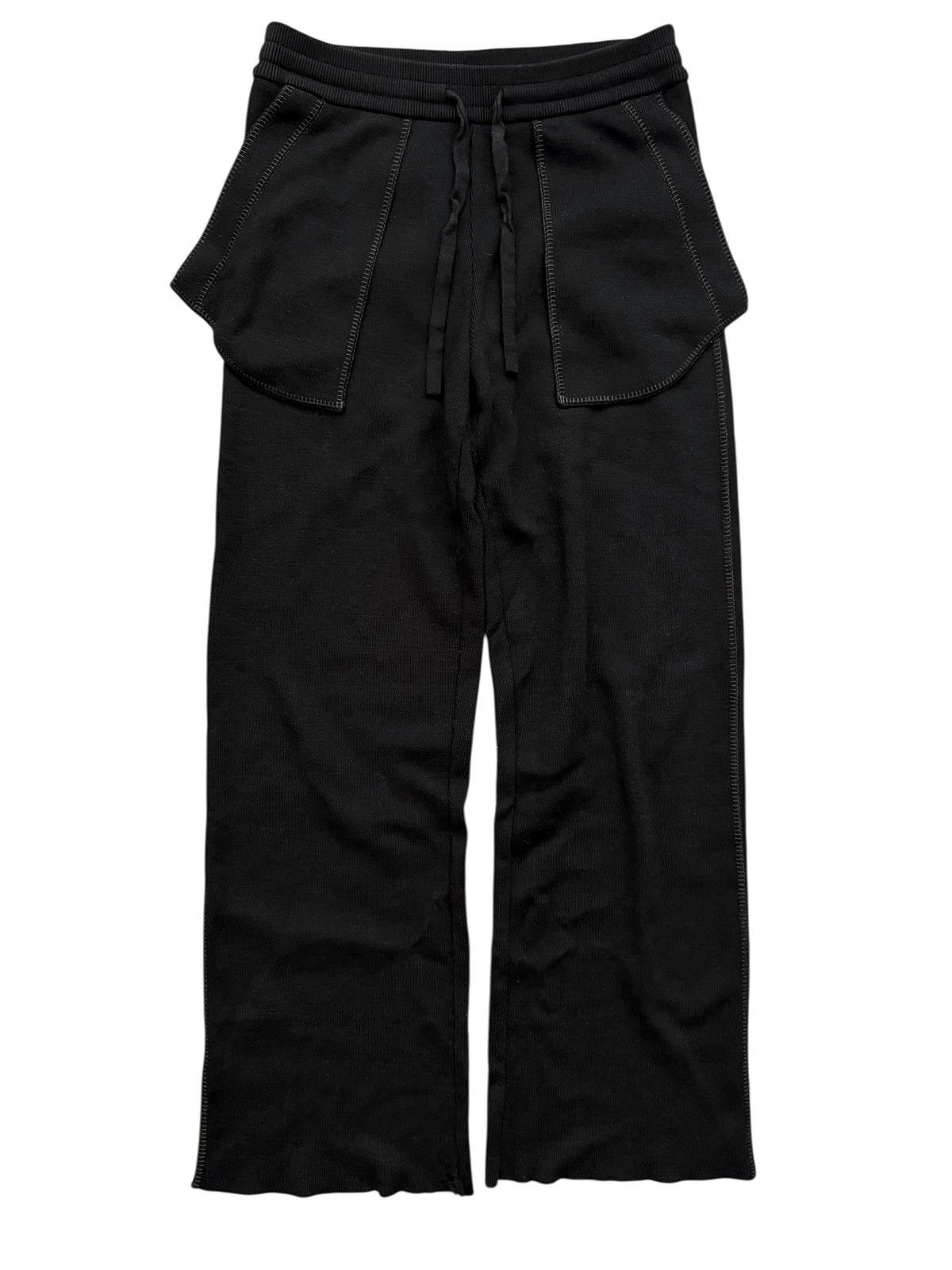 Louis Vuitton Virgil Era Reverse Pocket Contrast Stitch Wool Pants Sz•L Size US 32 / EU 48 - 1 Thumbnail