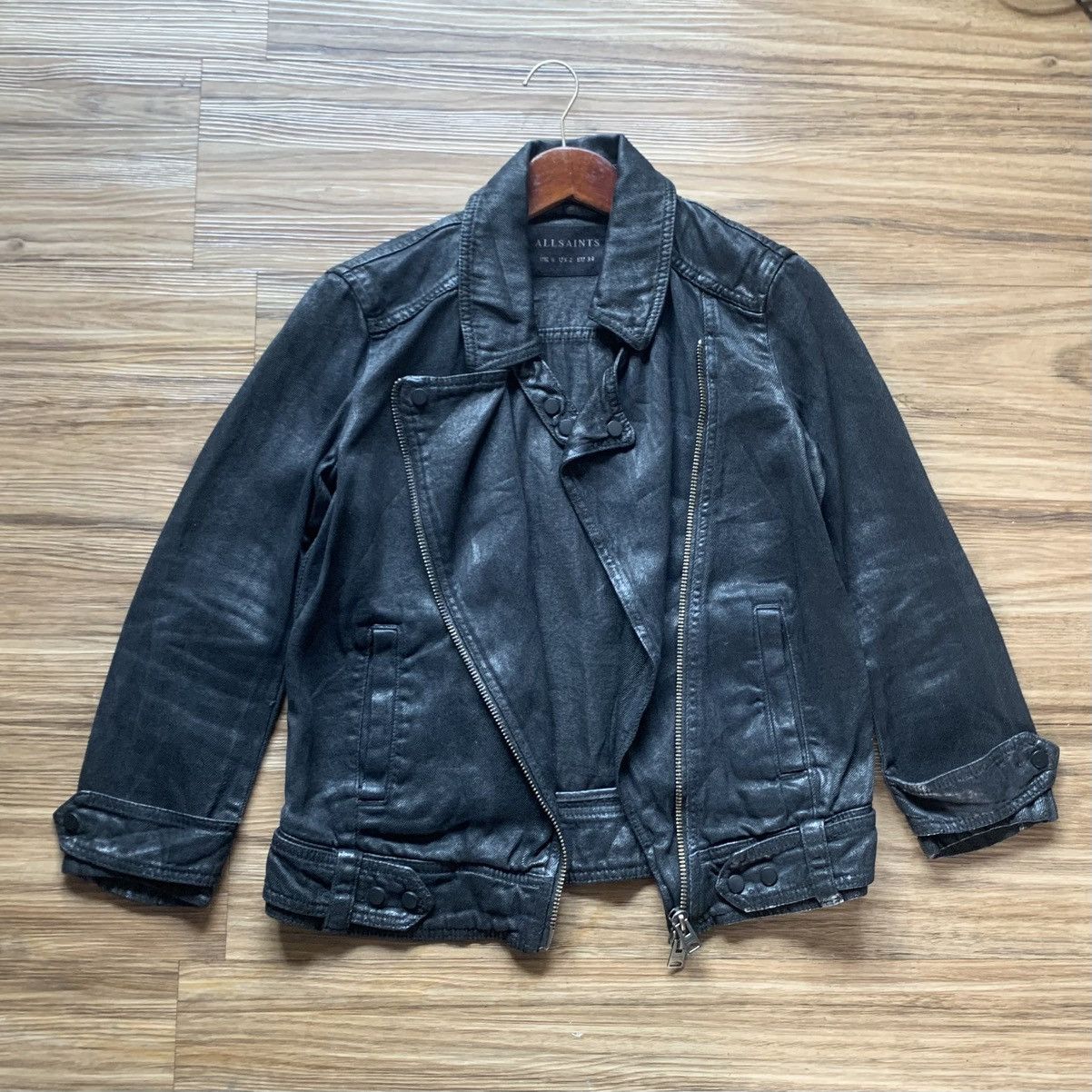 Allsaints Allsaints Ryder Coated Jacket Size S / US 4 / IT 40 - 3 Thumbnail