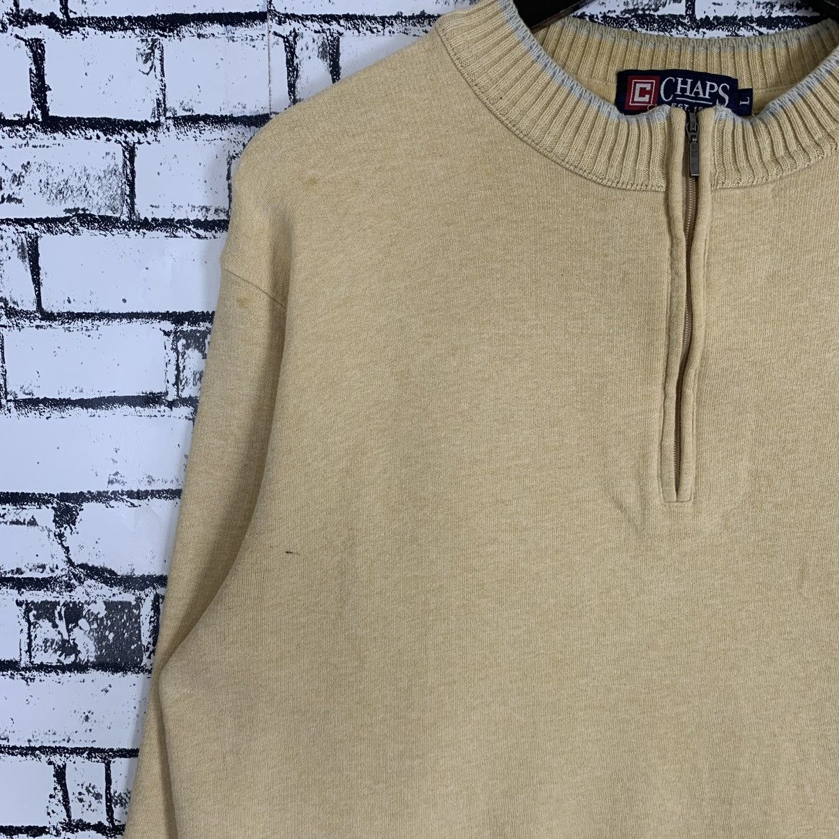 Chaps × Designer × Vintage Vintage Chaps Ralph Lauren American Chaps Half Zip Pullover Size US L / EU 52-54 / 3 - 4 Thumbnail