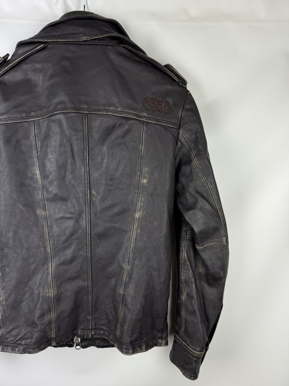 Superdry Superdry Japan Men’s Leather Multipocket Jacket Size S Size US S / EU 44-46 / 1 - 15 Thumbnail