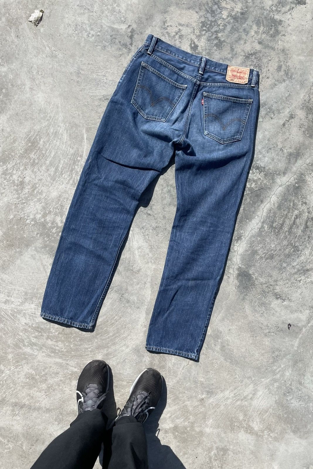 Levi's Vintage Levis 505 Blue Faded Distressed Y2K Jeans Pants Size US 33 - 12 Thumbnail