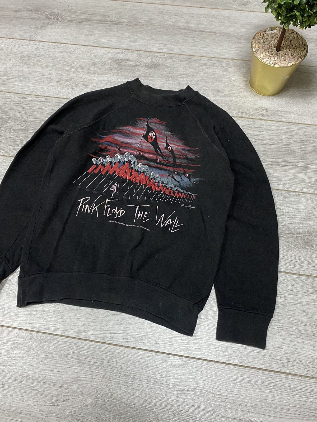 Vintage Pink Floyd 1981 the wall vintage sweatshirt Size US M / EU 48-50 / 2 - 6 Thumbnail