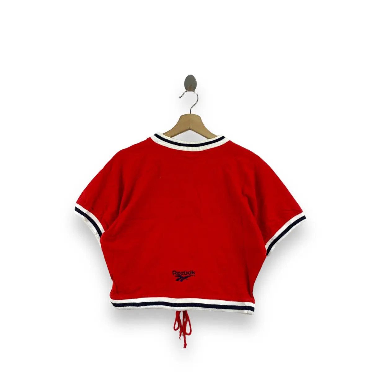 Reebok Vintage REEBOK SPORTSWEAR Cropped Top Sweatshirt Size S / US 4 / IT 40 - 3 Thumbnail