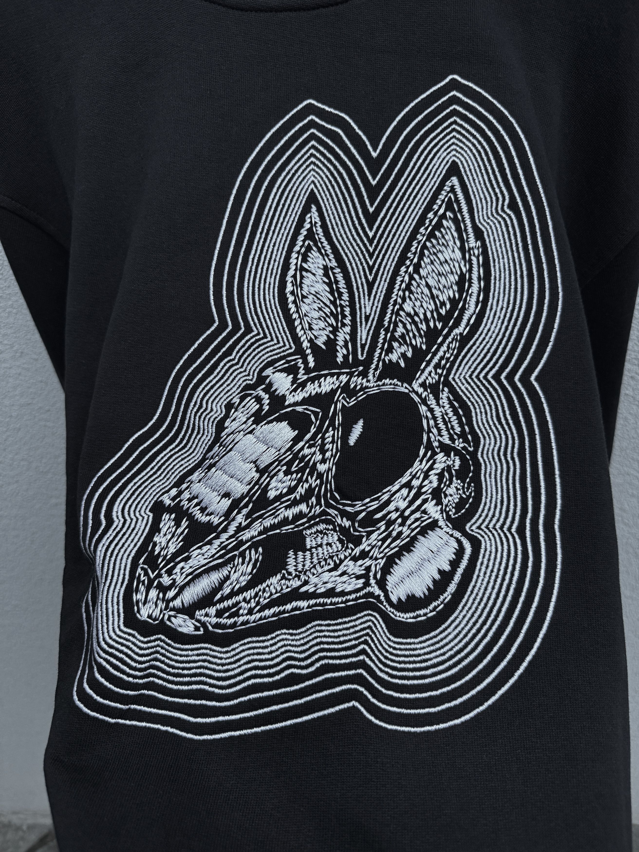 Alexander McQueen McQ AlexanderMcQueen Sweater White Bunny Skull Embroidery Size US M / EU 48-50 / 2 - 3 Thumbnail