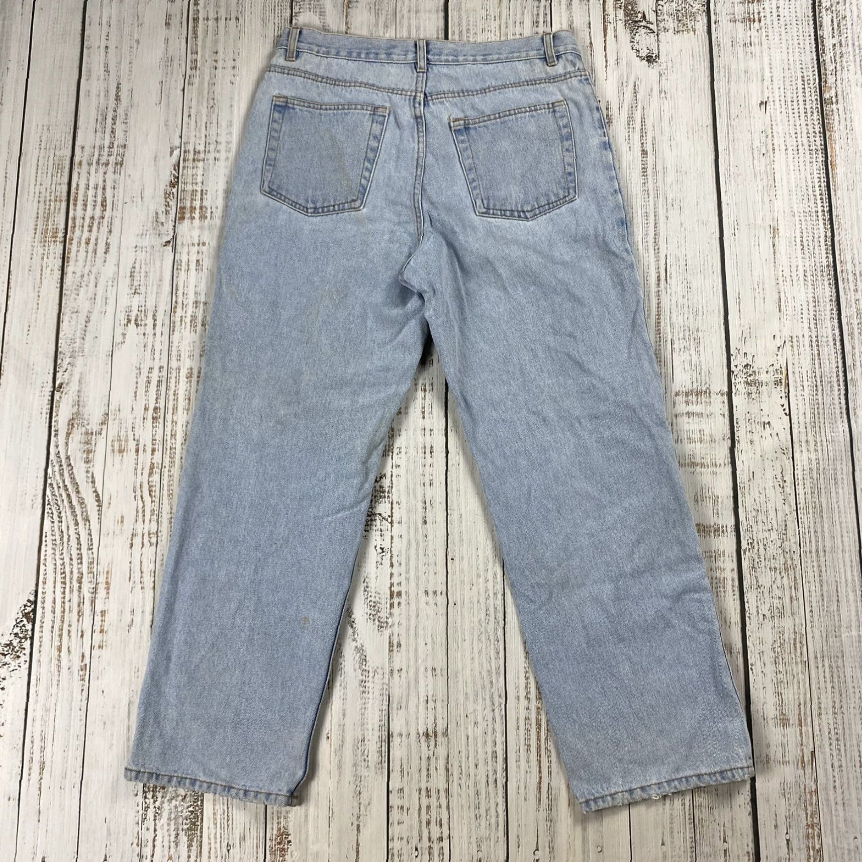 Route 66 ROUTE 66 MEN Jeans 34x30 Regular Distressed Medium Denim Blue 5-Pocket Straight American Mens Size US 34 / EU 50 - 4 Thumbnail