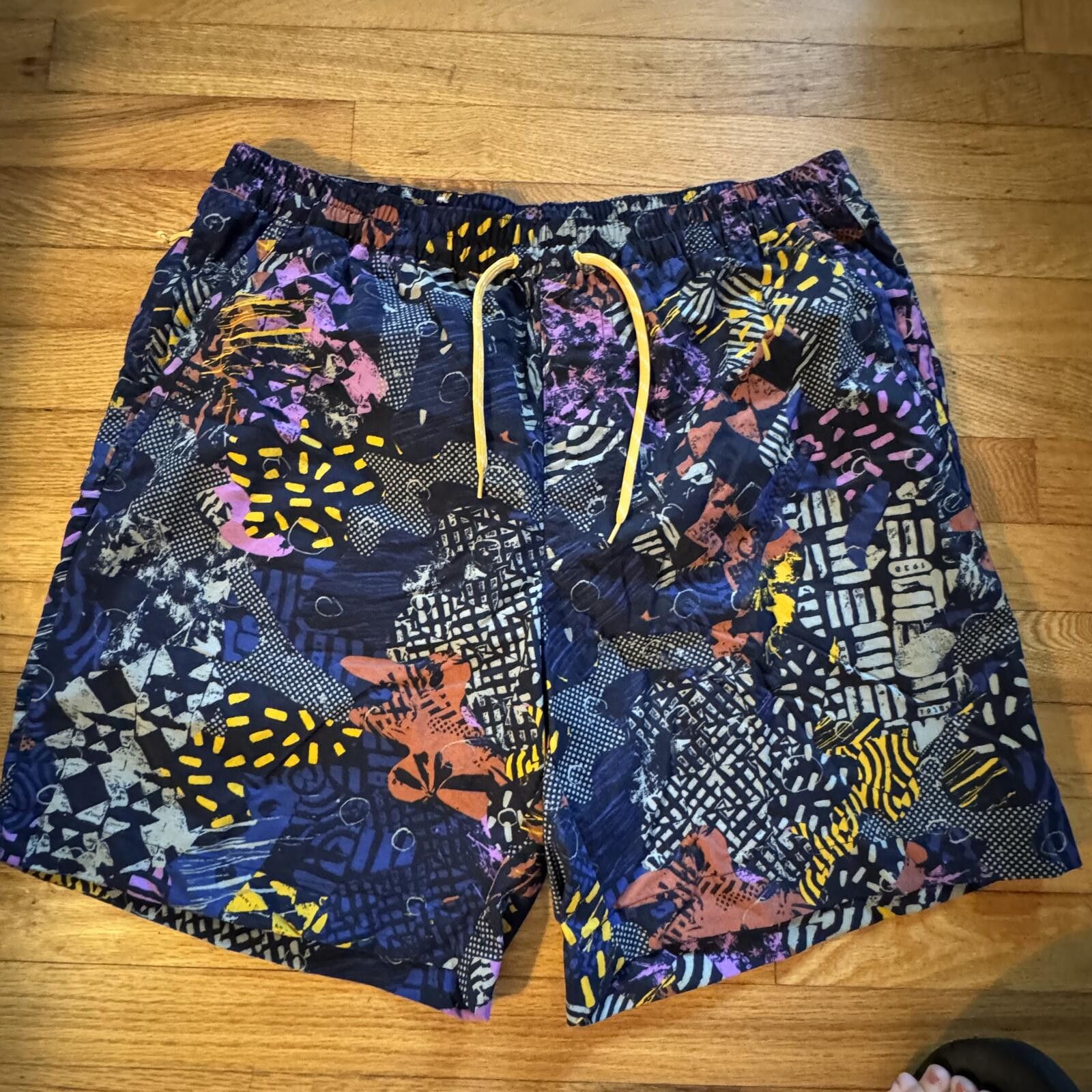 Columbia Columbia Men's Patterned Large Lined Swim Trunks Size US 34 / EU 50 - 3 Thumbnail