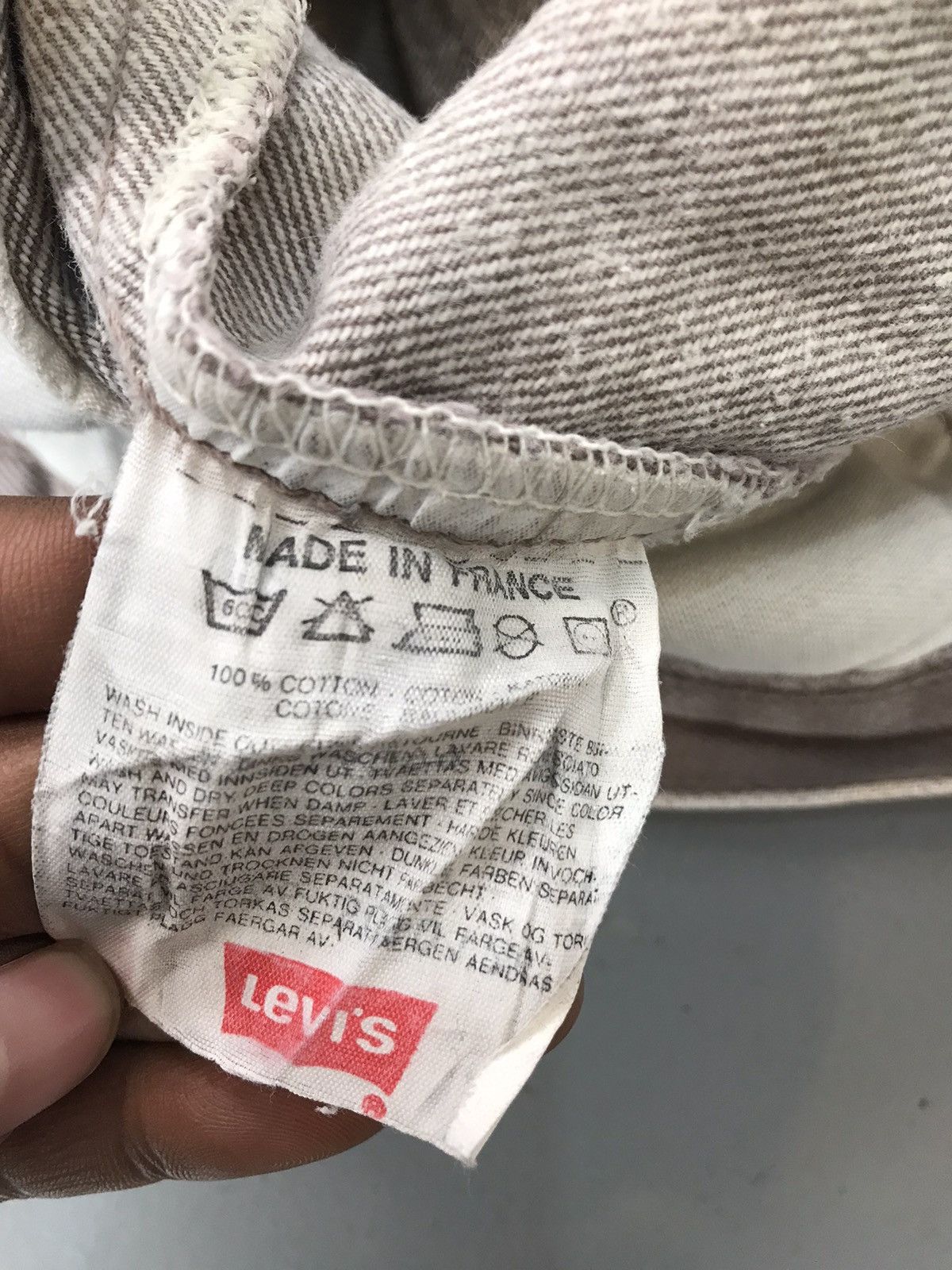Levi's × Vintage Rare 90s sunfade levis 501 paper tag denim Size US 34 / EU 50 - 5 Thumbnail