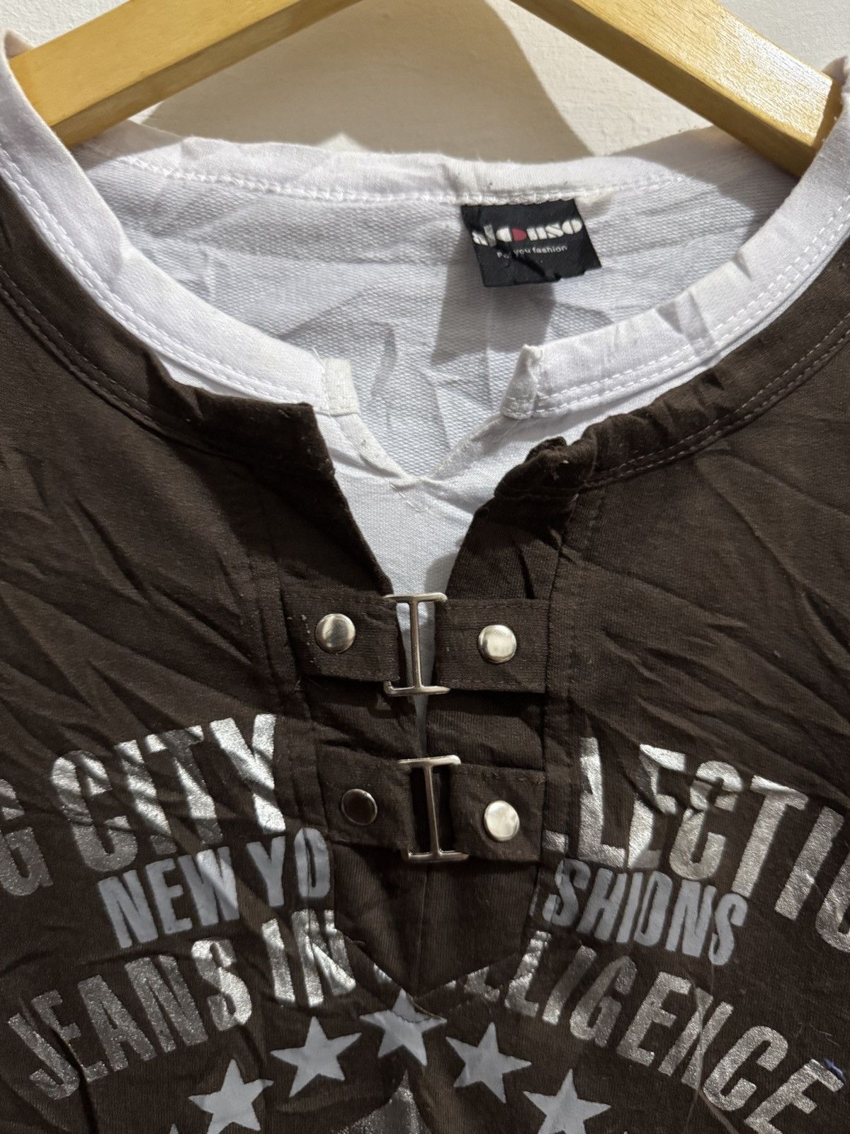 Hysteric Glamour Y2k Alonso double layer Ifsixwasnine style longsleeve Size US L / EU 52-54 / 3 - 3 Thumbnail