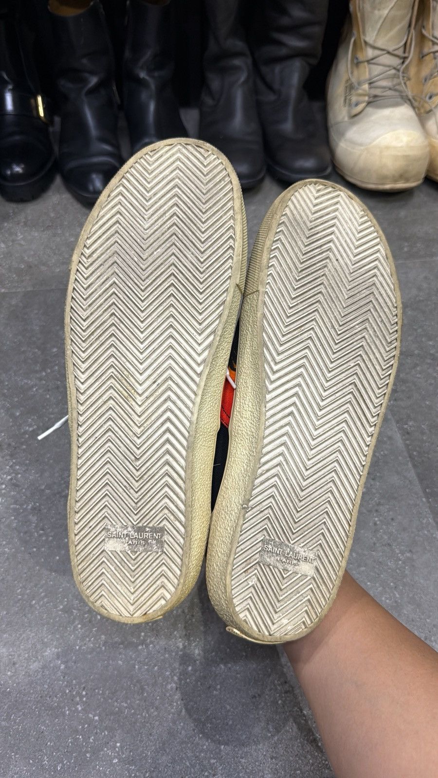 Saint Laurent Paris Saint Laurent Paris SS 2016 Sunset Palm Skate Sneakers Size US 13 / EU 46 - 5 Thumbnail