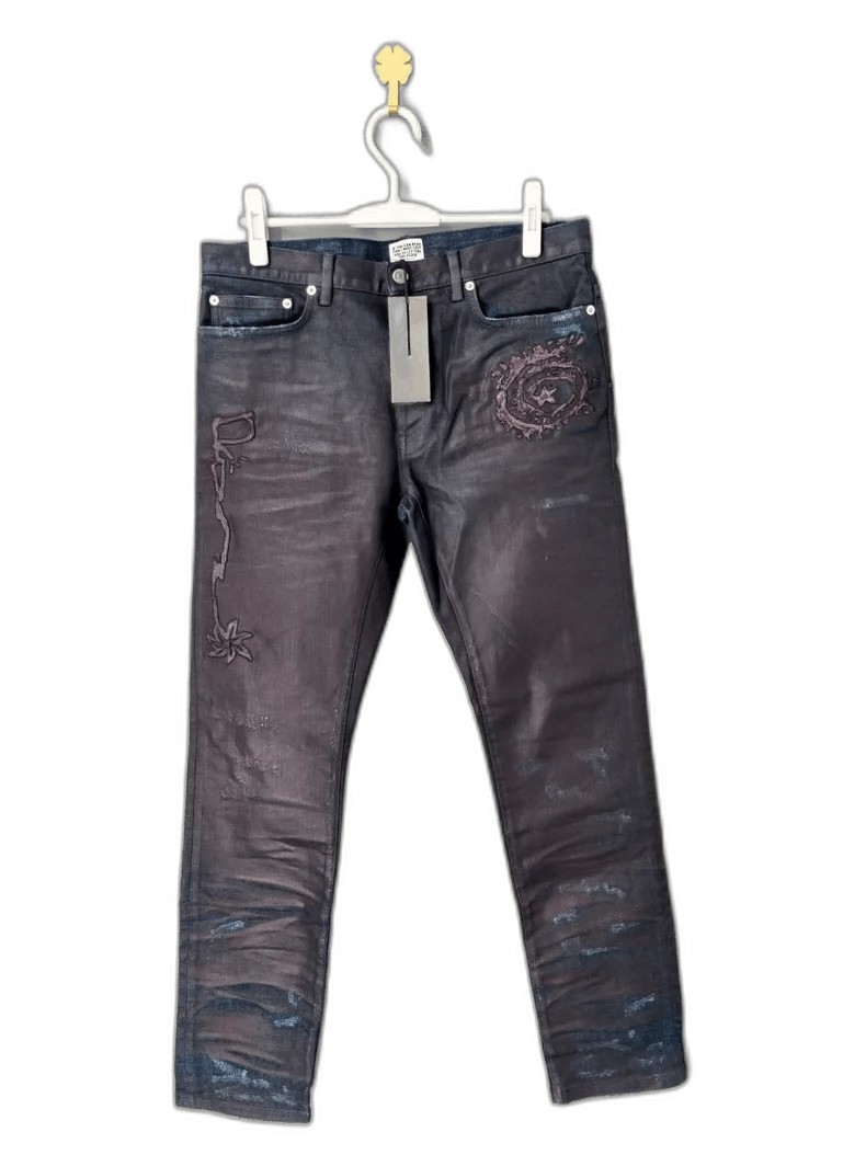 Dior dior x travis scott logo embroidered jeans Size US 30 / EU 46 - 1 Thumbnail