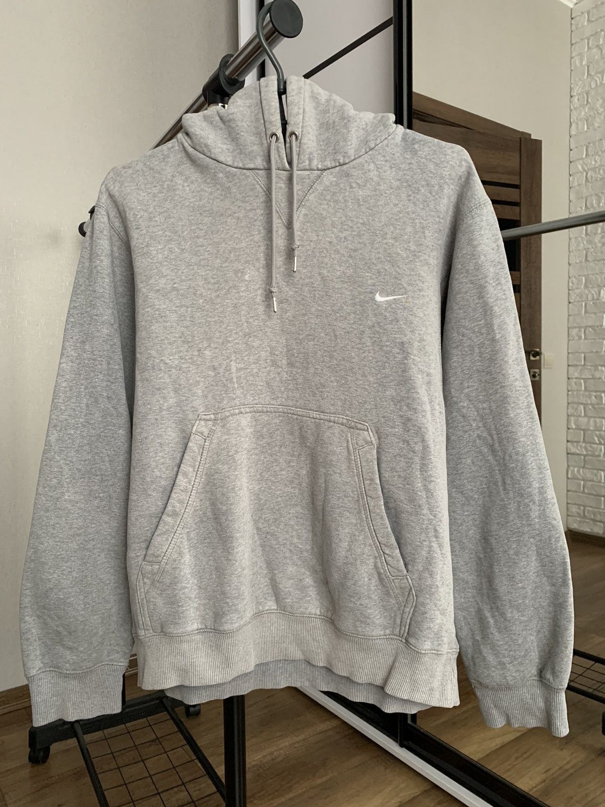 Vintage Nike Vintage Zip Hoodie Vintage Logo Swoosh 90s Size US M / EU 48-50 / 2 - 2 Thumbnail