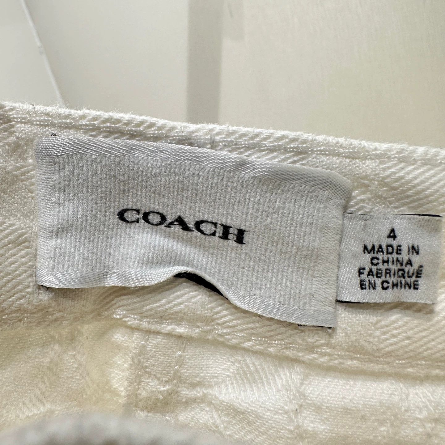 Coach Coach mar421 all-over print gold hardware cotton skirt4 Size 27" / US 4 / IT 40 - 3 Thumbnail