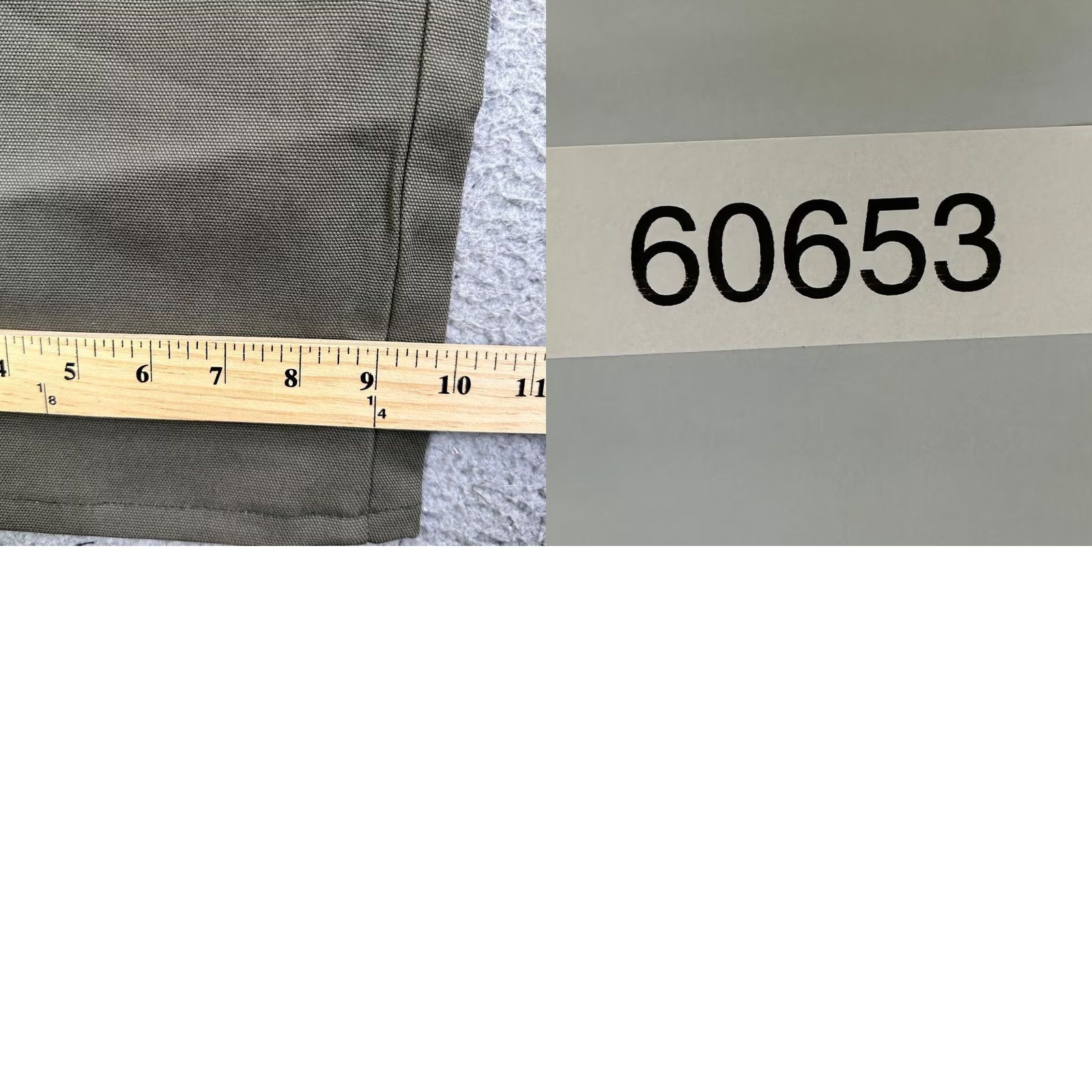 Dickies Dickies Carpenter Jeans Mens 40X34 Canvas Olive Workwear Straight Adult Jeans Waist 40 Inseam 34 Cotton Ripstop Zipper Button Pockets Size US 40 / EU 56 - 8 Thumbnail