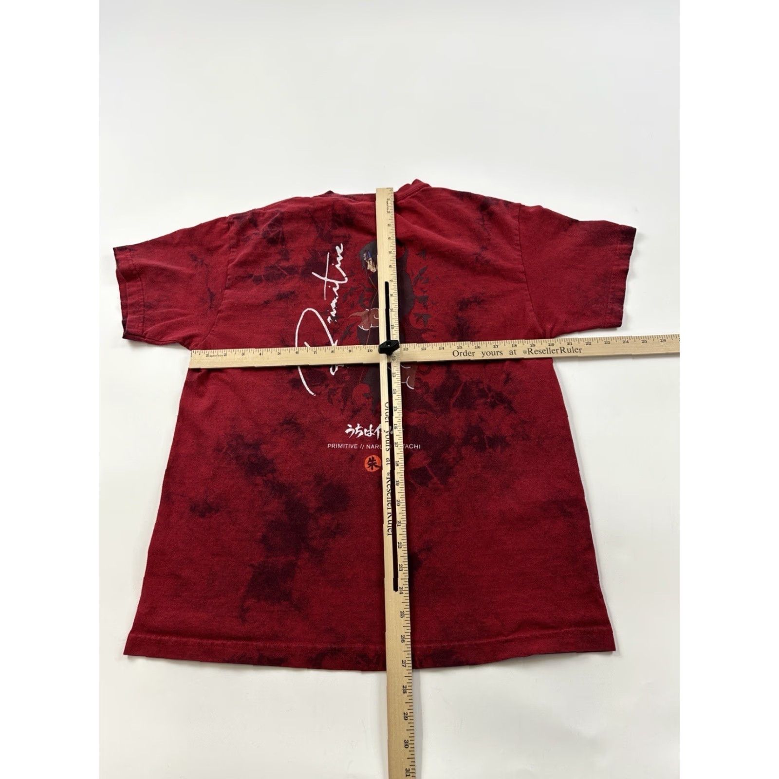 Primitive Primitive x Naruto Shirt Men’s Medium Red Tie-Dye Itachi Crows Burgundy Size US M / EU 48-50 / 2 - 6 Thumbnail