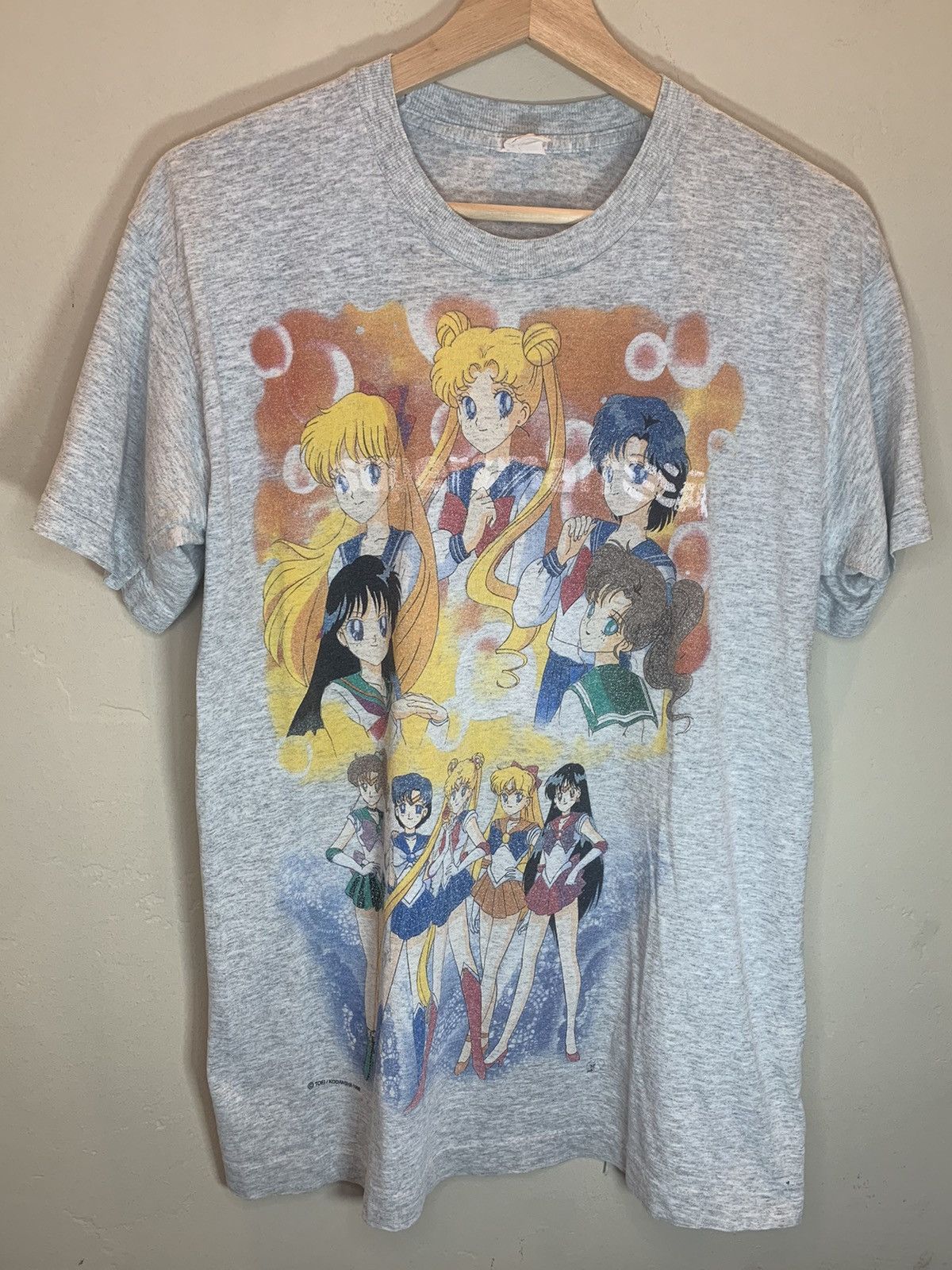 Vintage RARE* Vintage 90’s Sailor Moon Anime Art Single Stitch Shirt Size US M / EU 48-50 / 2 - 1 Thumbnail