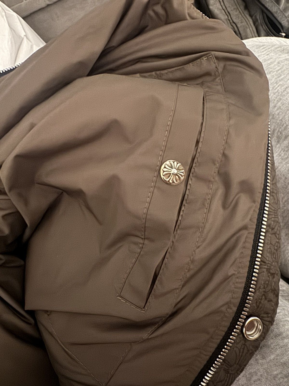 Chrome Hearts Chrome Hearts Monogram Puffer Jacket Olive Size US L / EU 52-54 / 3 - 17 Thumbnail
