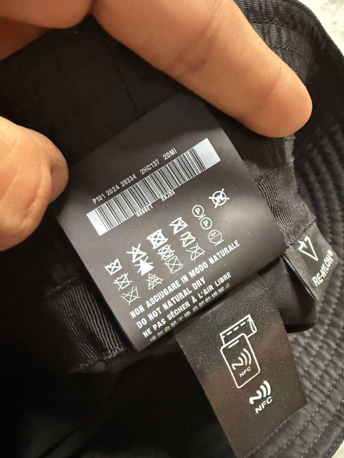 Prada Prada S/S 24 Re-Nylon Logo Plate Bucket Hat Size ONE SIZE - 11 Thumbnail
