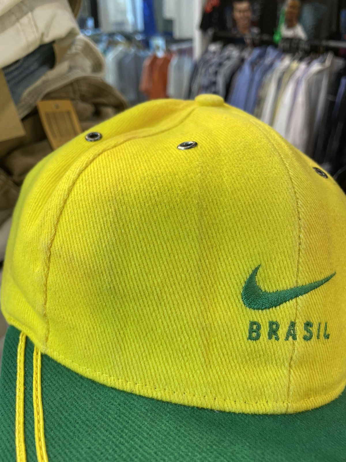 Nike Vintage Brazill Football Cap Size ONE SIZE - 7 Thumbnail