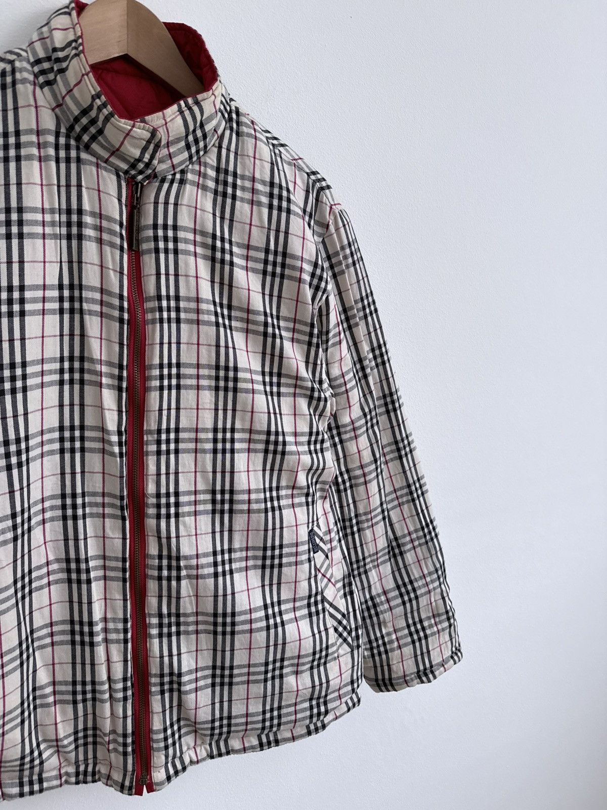 Burberry Vintage Burberry Quilted Nova Check Reversible Jacket Size XL / US 12-14 / IT 48-50 - 4 Thumbnail