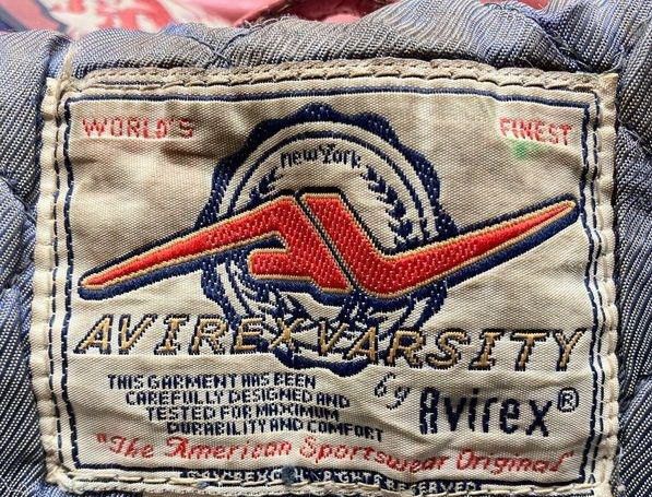 Avirex AVIREX leather jacket, Black Lions, vintage, 90s hip hop XS Size US XS / EU 42 / 0 - 16 Thumbnail