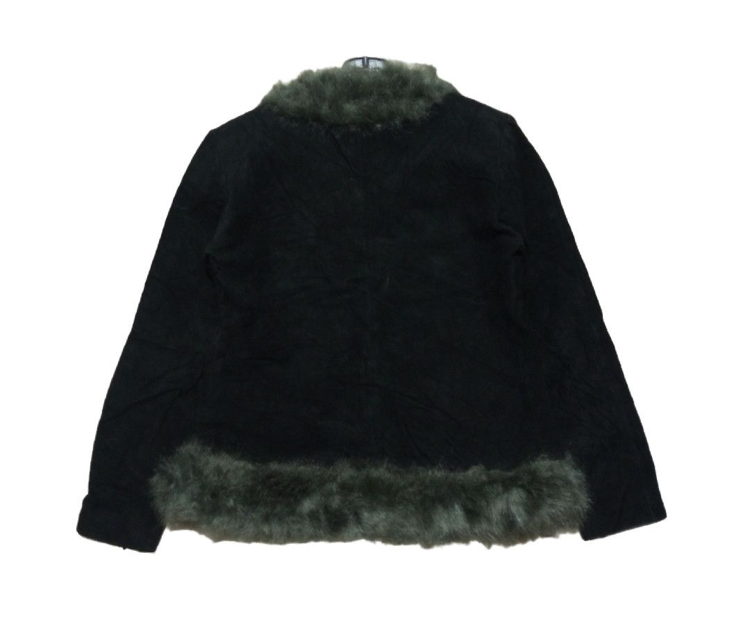 Other XOXO - Suede Leather Angora Jacket Size M / US 6-8 / IT 42-44 - 2 Thumbnail
