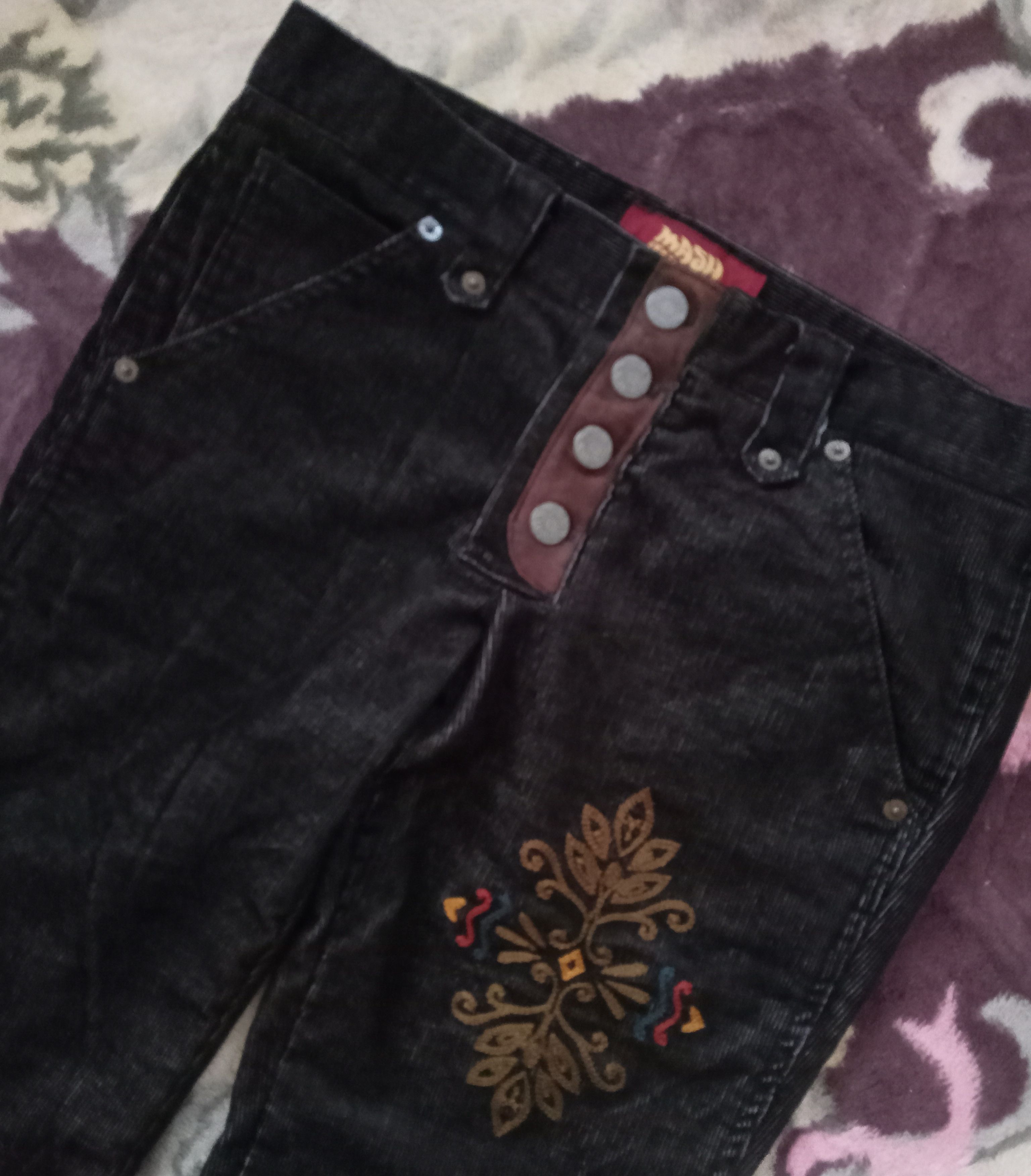 Japanese Brand Mash Mania Rare Flare Corduroy Pants Size 30" / US 8 / IT 44 - 6 Thumbnail