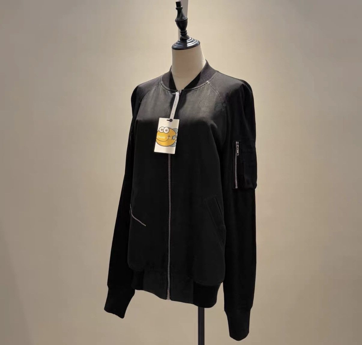 Rick Owens Rick Owens main line runway leather-paneled MA-1 Size US M / EU 48-50 / 2 - 1 Thumbnail