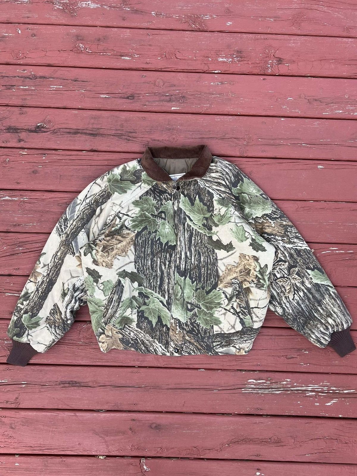 Realtree Real Tree Camo Bomber Jacket Size US XL / EU 56 / 4 - 1 Thumbnail