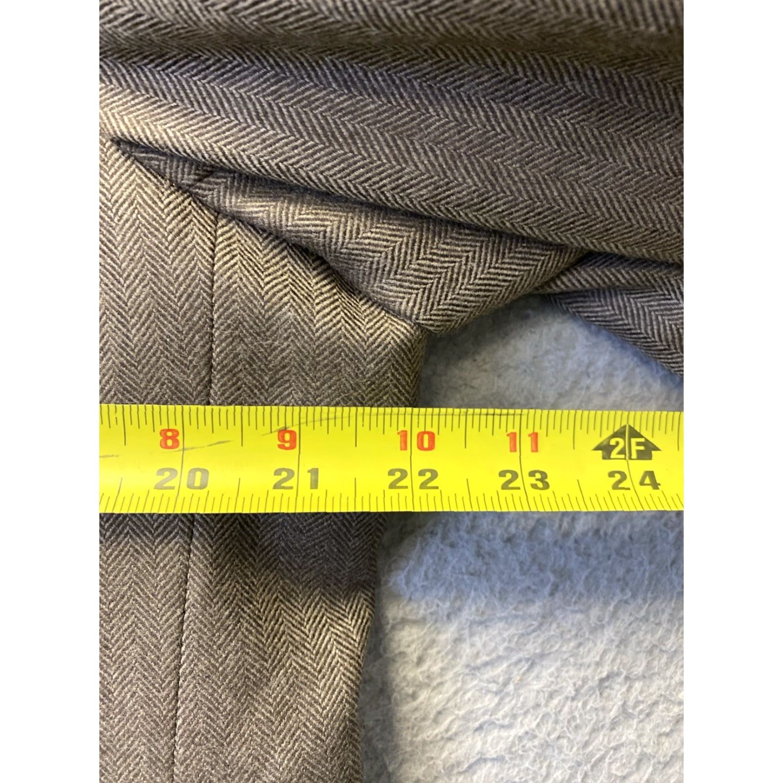 Brooks Brothers BROOKS BROTHERS VINTAGE BLAZER 44R HERRINGBONE WOOL BROWN MADISON MENS Size 44R - 3 Thumbnail