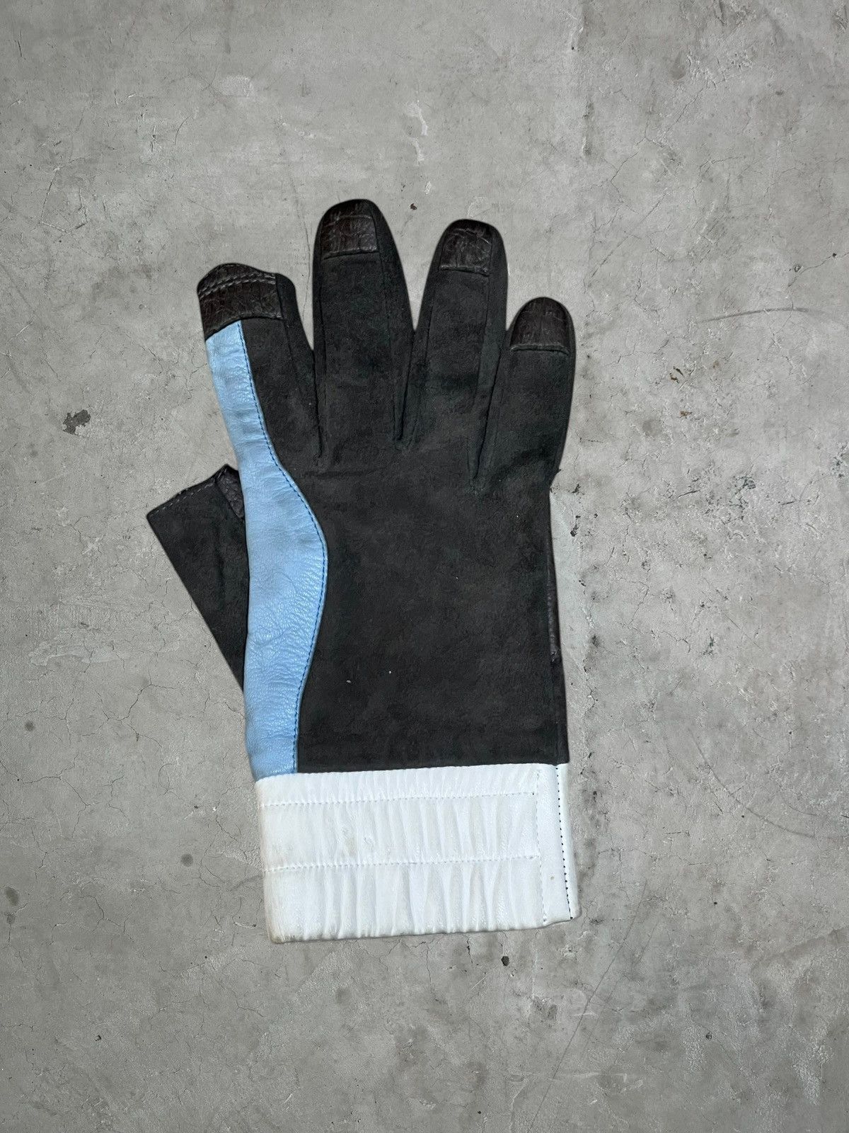 Rick Owens Rick Owens Leather Racing Gloves Size ONE SIZE - 3 Thumbnail