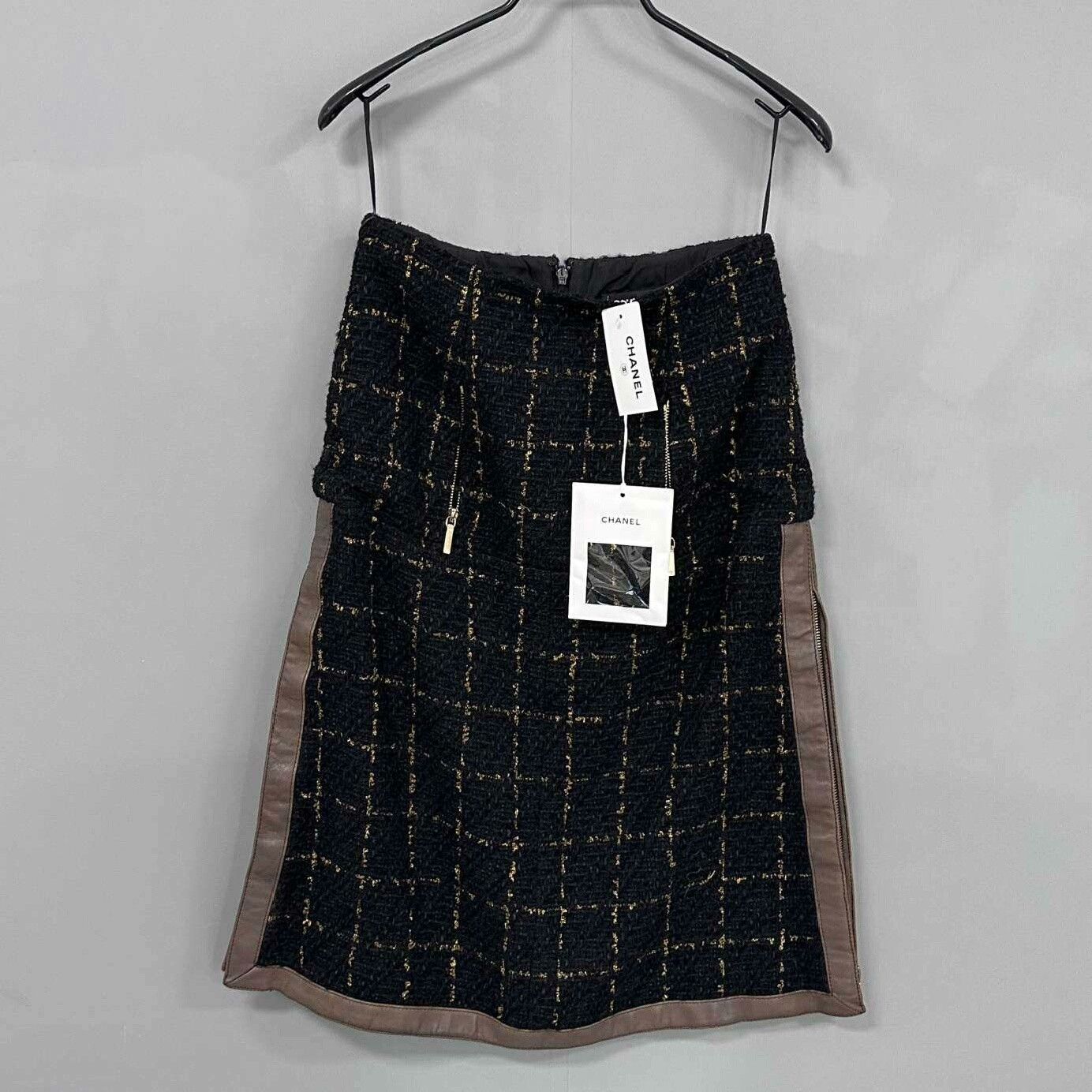 Chanel Chanel Black Skirt 34 Women Size 24" / US 00 / IT 34 - 1 Thumbnail