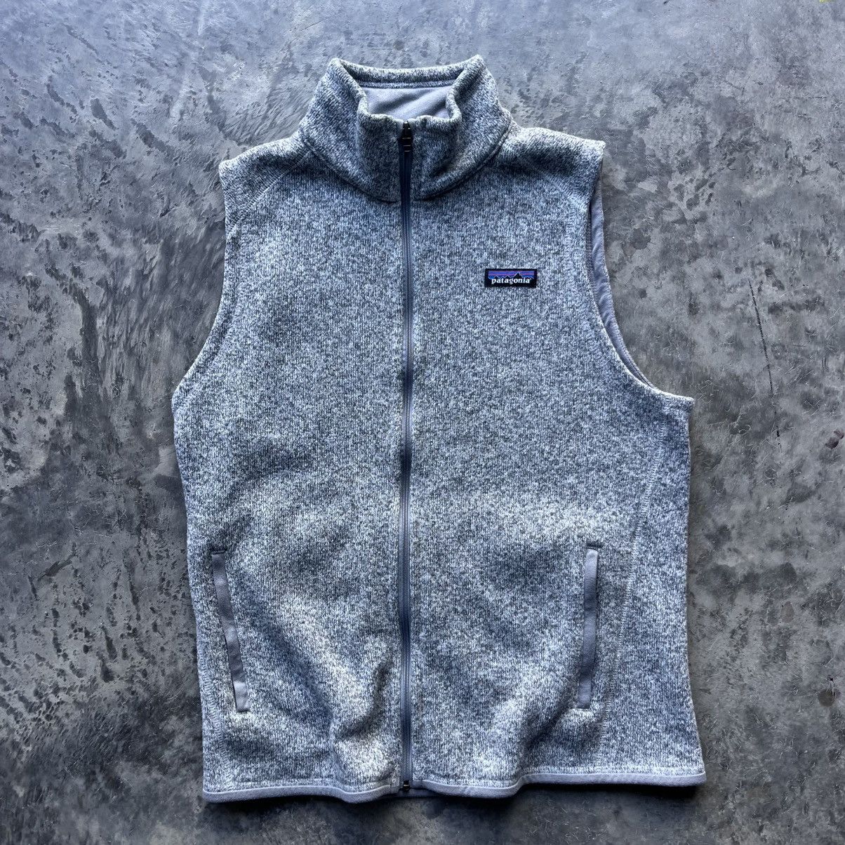 Patagonia Better Sweater Vest Gray Women's Birch White