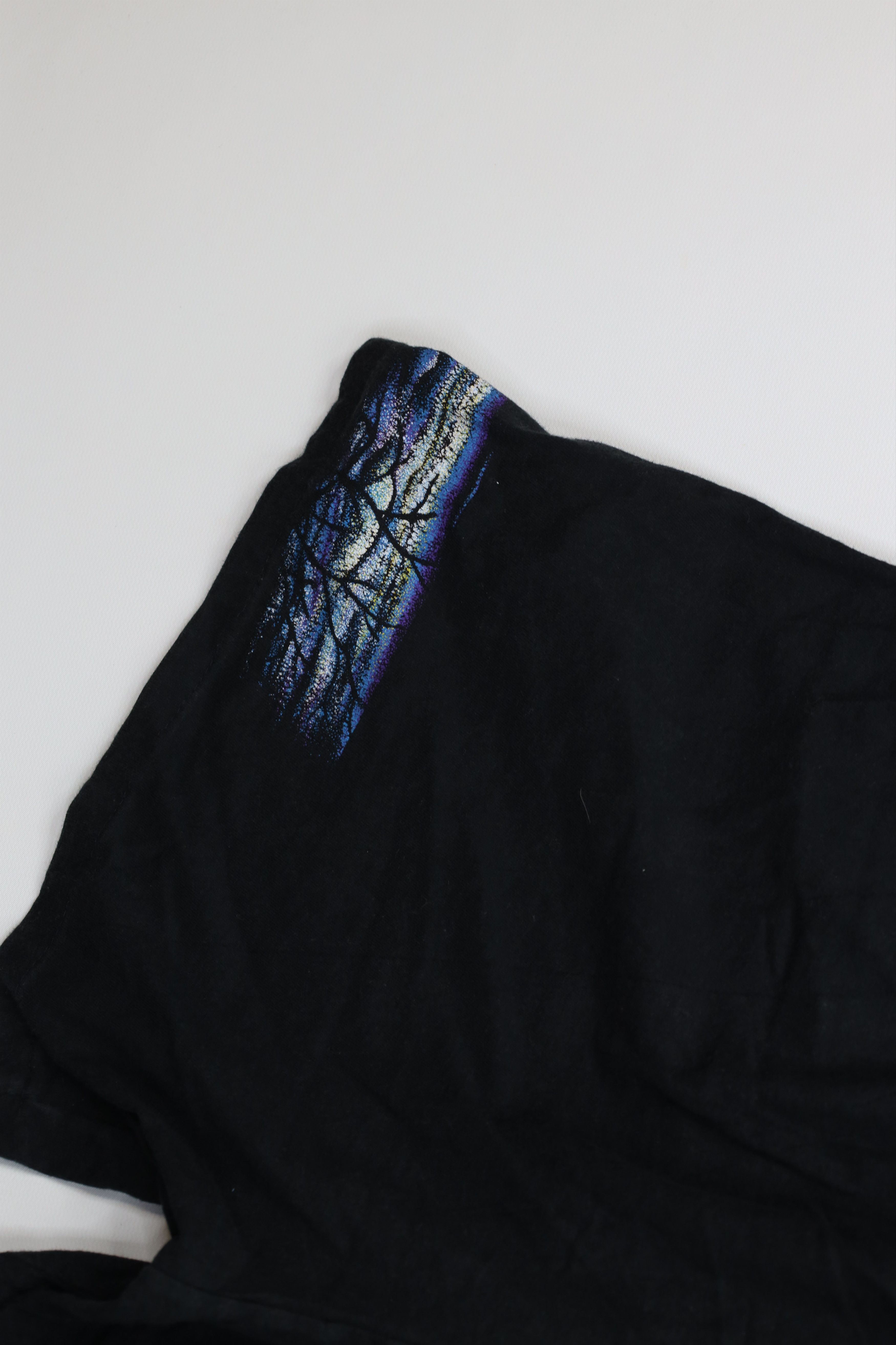 Vintage Vintage 90s Streetwear Indian Horse Nature Shorts Black USA Size 24" / US 00 / IT 34 - 5 Thumbnail