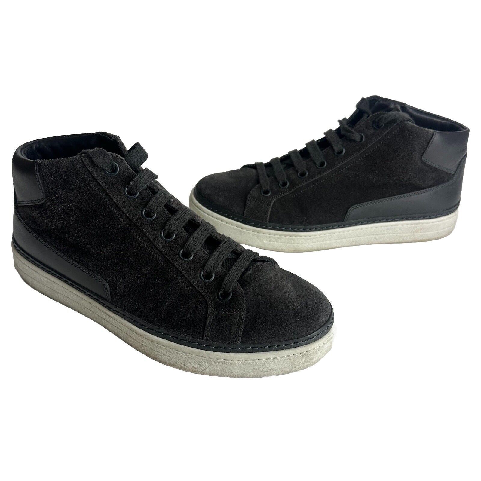 Prada prada high-top linea rossa Gray Suede sneakers uK Size 8 Size US 9 / EU 42 - 1 Thumbnail