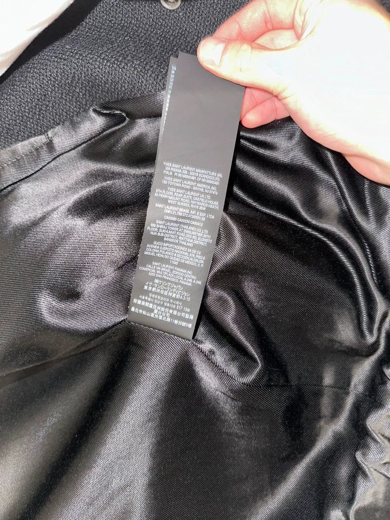 Saint Laurent Paris Saint Laurent Paris Signature baseball jacket-2506 Size US L / EU 52-54 / 3 - 6 Thumbnail
