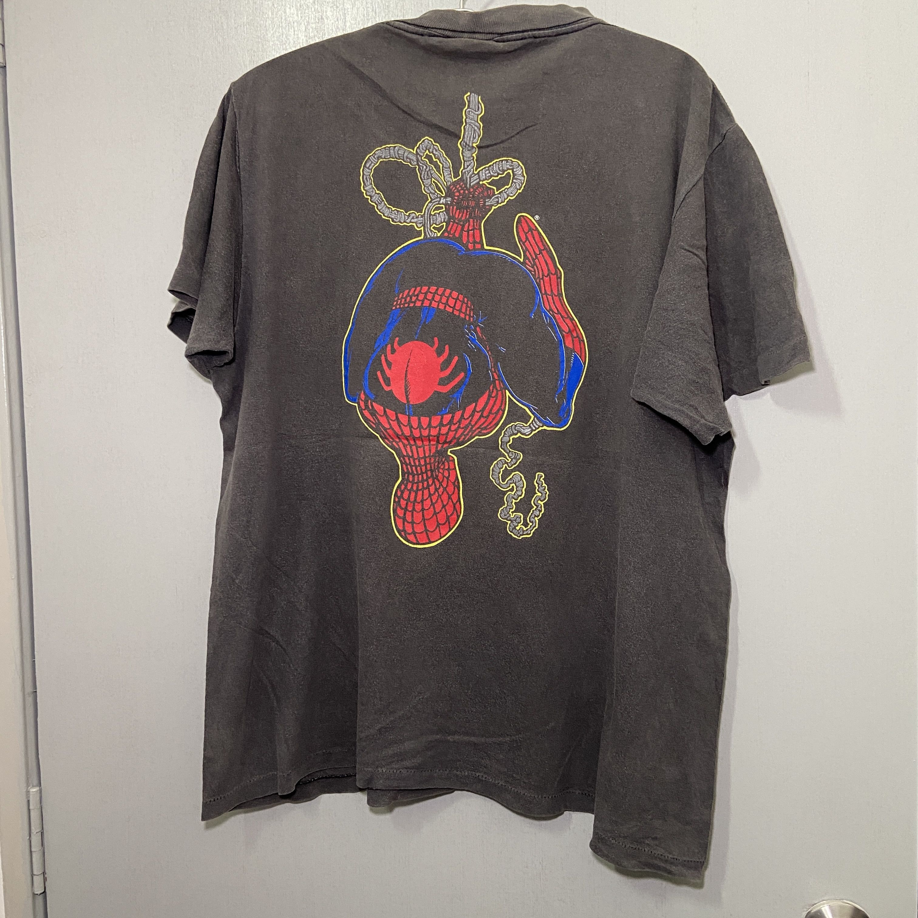 Changes × Marvel Comics × Vintage Vintage 1989 Spiderman Tee Size US XL / EU 56 / 4 - 4 Thumbnail