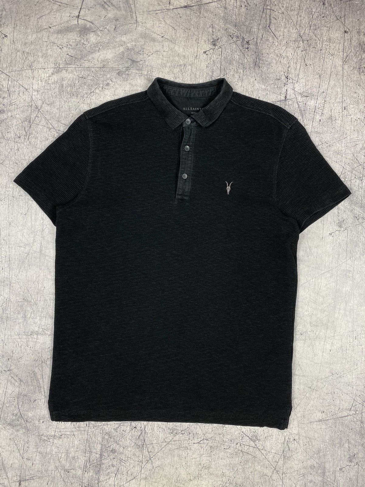 Allsaints Allsaints Designer Luxury Basic Polo Shirt Size US S / EU 44-46 / 1 - 2 Thumbnail
