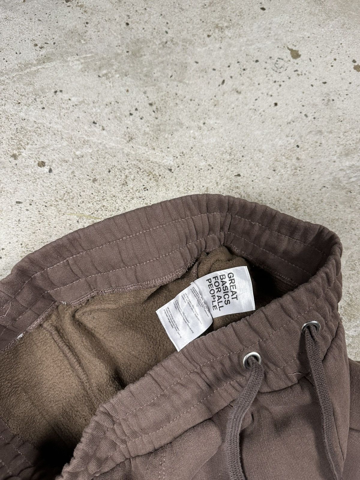 Japanese Brand × Vintage Vintage Y2K BAGGY Washed Brown Sweatpants Flare Size US 32 / EU 48 - 10 Thumbnail