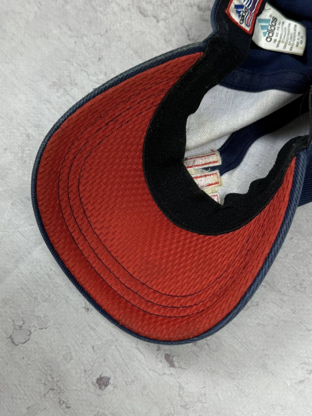 Adidas VTG Adidas Twist Dial Adjuster Jeans Baseball Cap Closure Size ONE SIZE - 9 Thumbnail